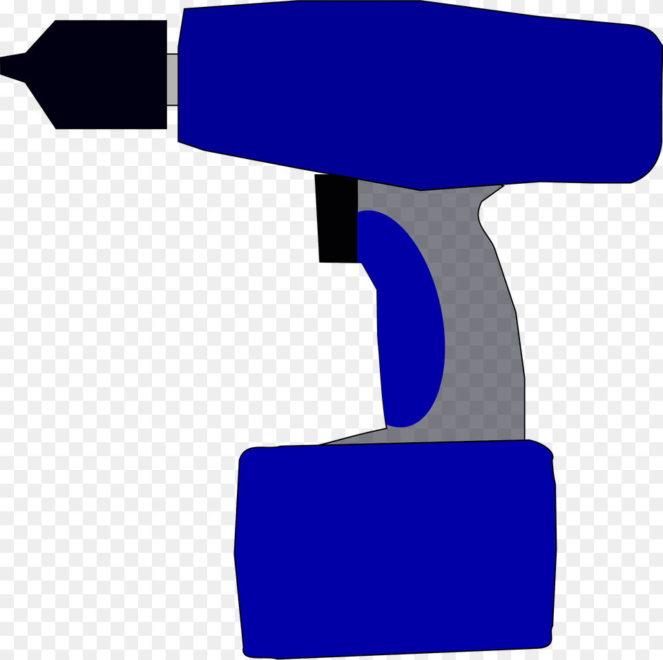 Blue Battery Powered Cordless Screwdriver And Drill Clipart, Device, Power Drill, Tool Free Png Download