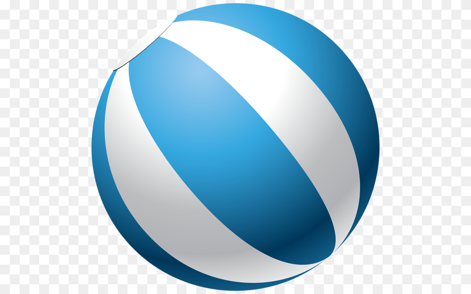 Blue Beach Ball Transparent Clip Art, Sphere, Disk Free Png