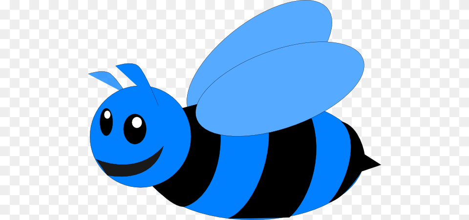 Blue Bee Svg Clip Arts 600 X 451 Px, Animal, Honey Bee, Insect, Invertebrate Png