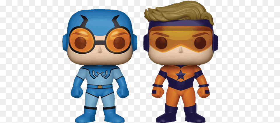Blue Beetle Amp Booster Gold 2 Pack Pop Vinyl, Toy, Baby, Person Png Image