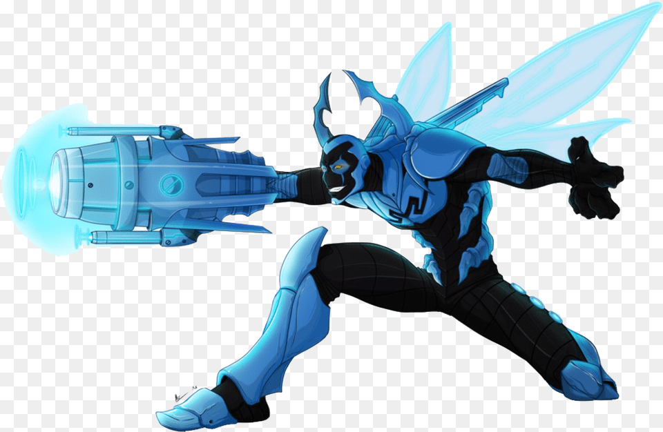 Blue Beetle Image Escarabajo Azul Dc, Person, Clothing, Footwear, Shoe Free Png Download