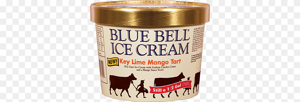 Blue Bell Key Lime Mango Tart Ice Cream, Animal, Cattle, Cow, Livestock Png Image