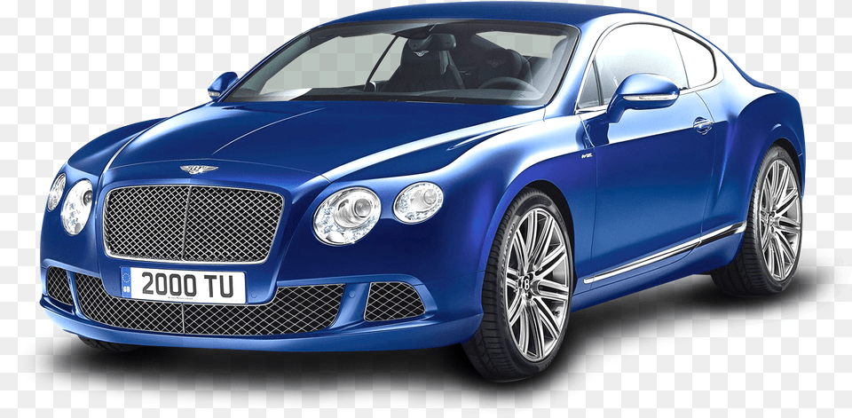 Blue Bentley Continental Gt Speed Car Bentley Continental Gt, Jaguar Car, Transportation, Vehicle, Machine Free Png