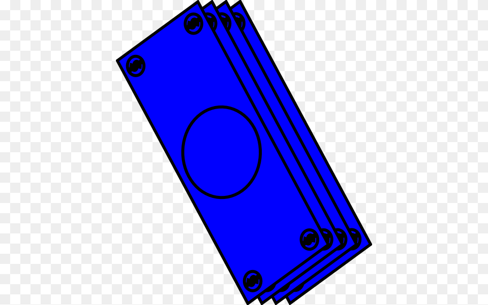 Blue Bills Clip Art, Disk, Electronics, Hardware Free Png Download