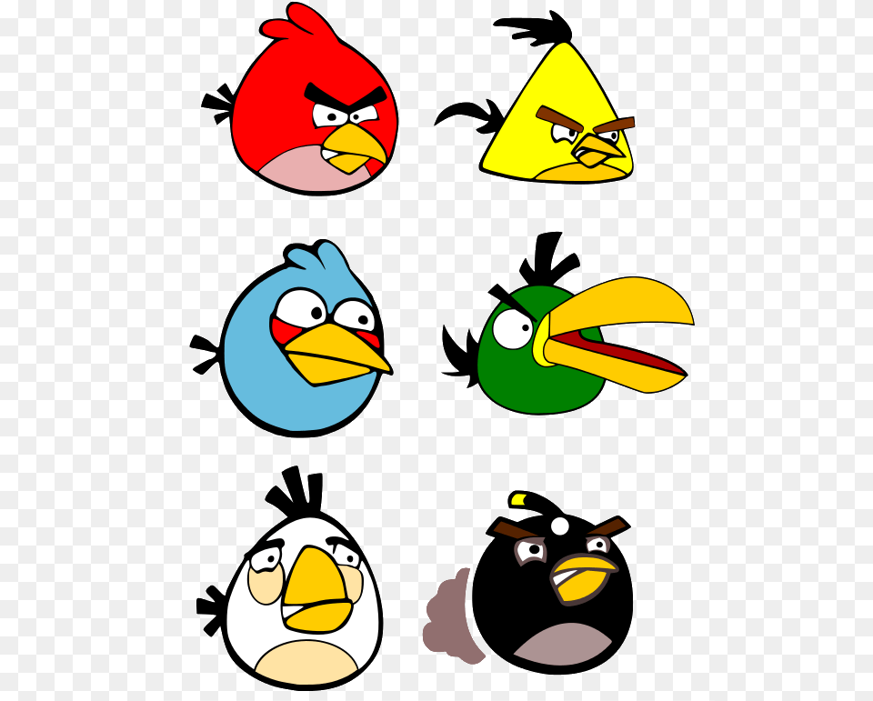 Blue Bird Angry Birds Characters Svg Files Angry Birds Cartoon Characters, Animal, Beak Free Png Download