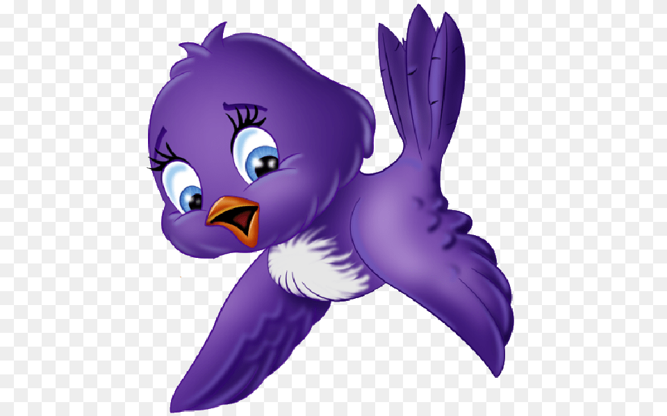 Blue Bird Clip Art Images Animals Birds Cartoon, Purple, Animal, Beak, Book Png Image