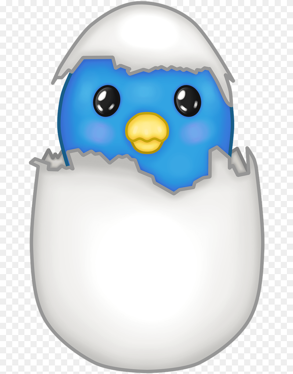 Blue Bird Egg Broken Pajaro En Un Huevo Dibujo, Baby, Person, Food Free Png