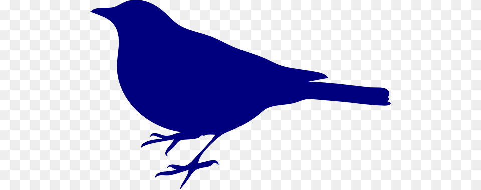 Blue Bird Silhouette Clip Art, Animal, Blackbird, Fish, Sea Life Free Png Download