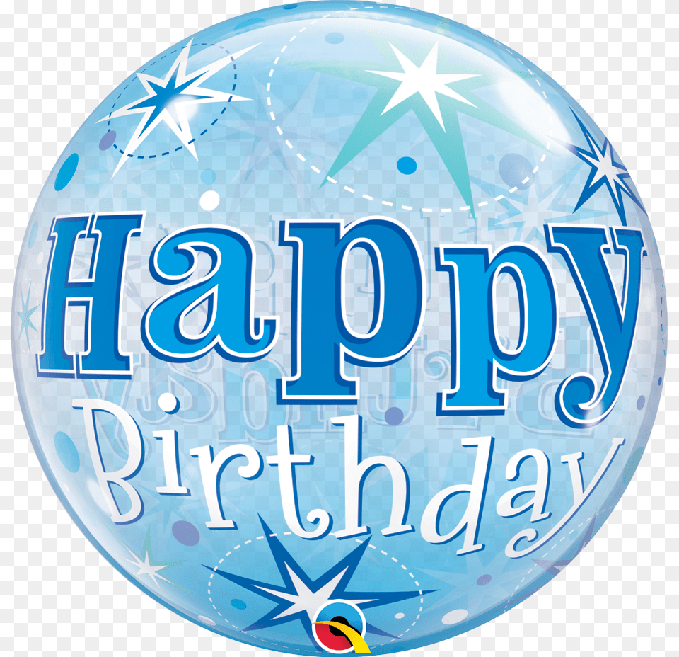 Blue Birthday Balloon Sphere, Logo Free Transparent Png