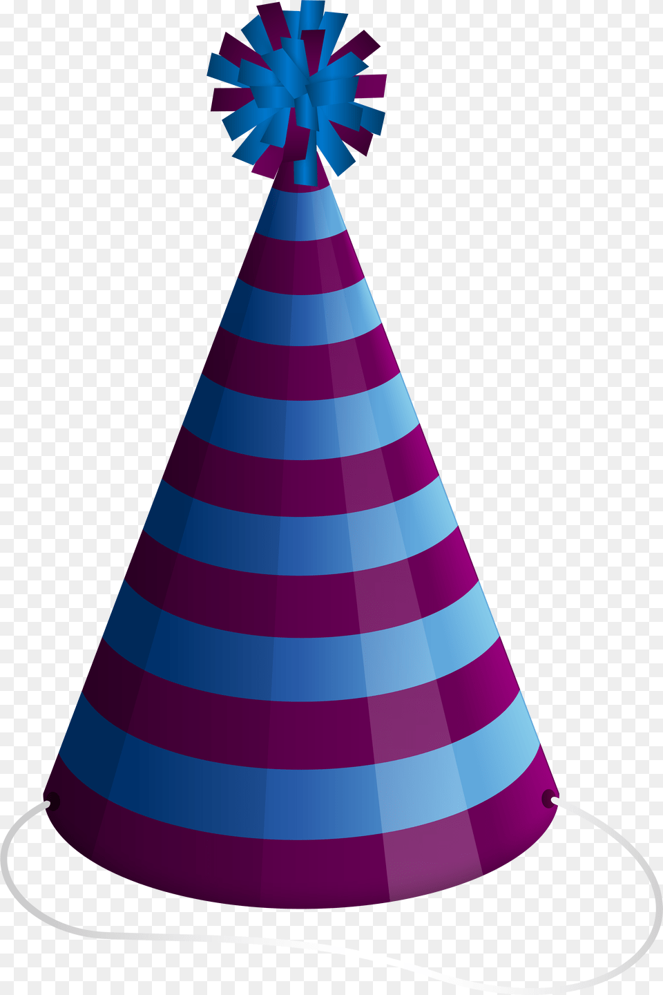 Blue Birthday Hat Clipart Transparent Background Party Hats, Clothing, Party Hat, Rocket, Weapon Free Png