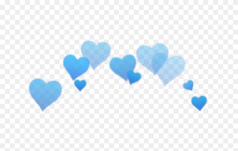 Blue Blu Heart Overlay Edit Tumblr, Symbol Png Image