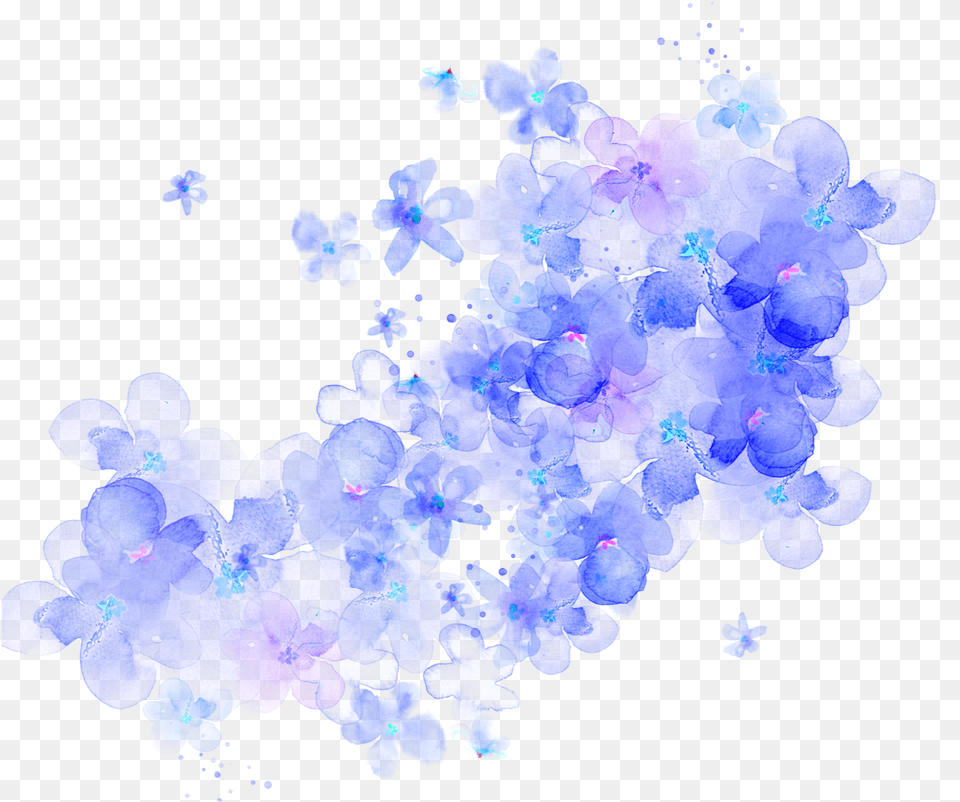 Blue Blueflower Flower Flowers Blueflowers Crown Purple Flowers Background, Crystal, Plant, Mineral Free Transparent Png