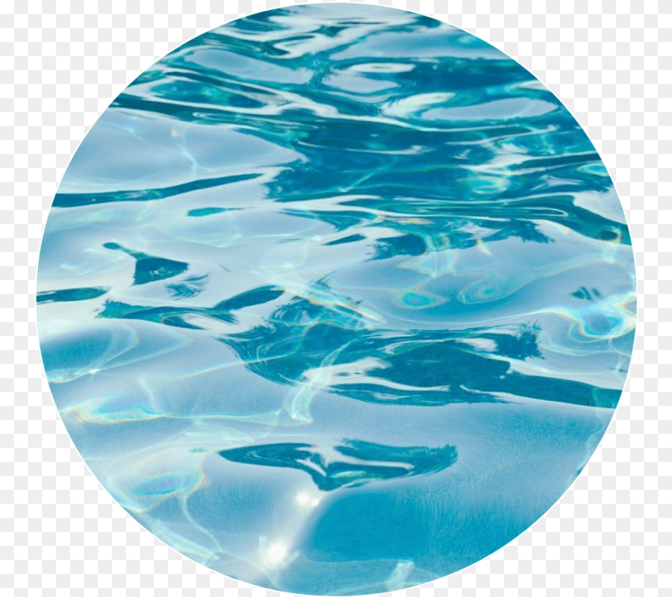 Blue Blueocean Ocean Aesthetic Tumblr Aesthetictumblr, Pool, Water, Photography, Sphere Png Image