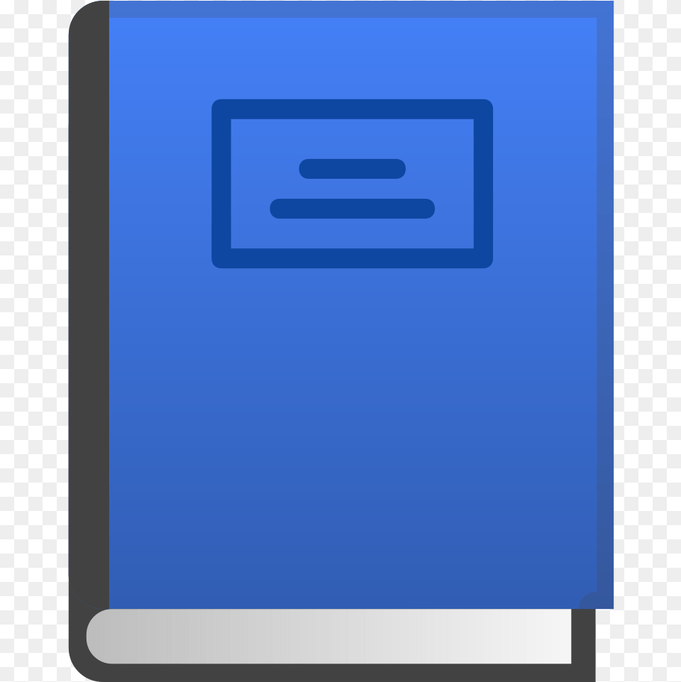 Blue Book Emoji, File, Computer, Electronics, Pc Free Png