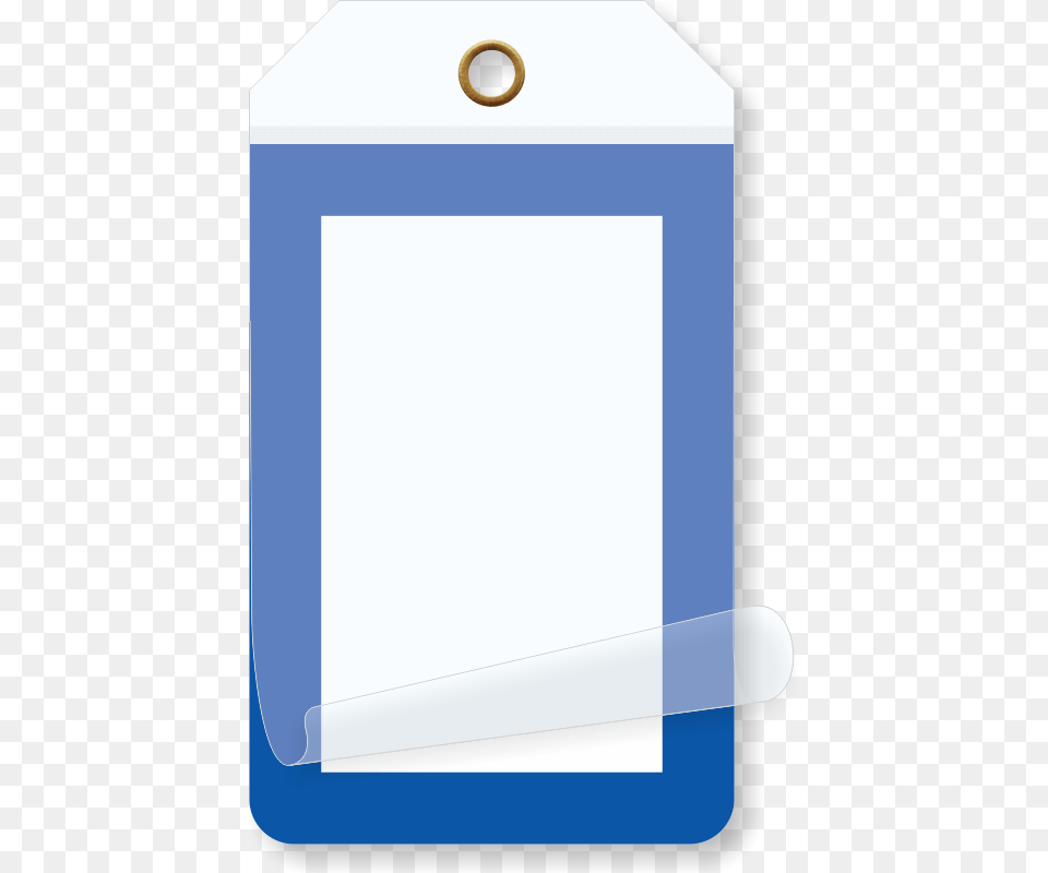 Blue Border Blank Self Laminating Tag 25 Red Border Self Laminating Tag Self Laminating, White Board, Text, Electronics, Phone Png Image