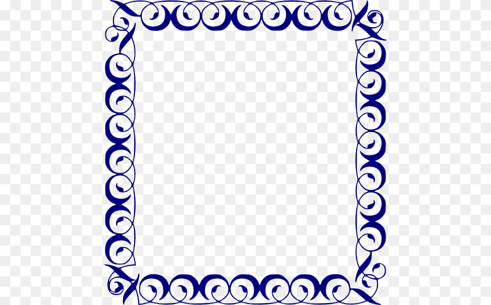 Blue Border Clip Art Free Png