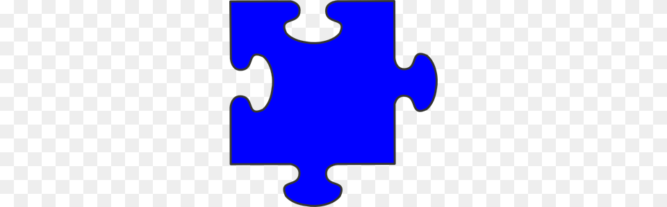 Blue Border Puzzle Piece Clip Art For Web, Game, Jigsaw Puzzle, Smoke Pipe Free Png Download