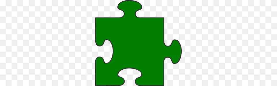 Blue Border Puzzle Piece Top Green Fill Clip Art, Game, Jigsaw Puzzle Png