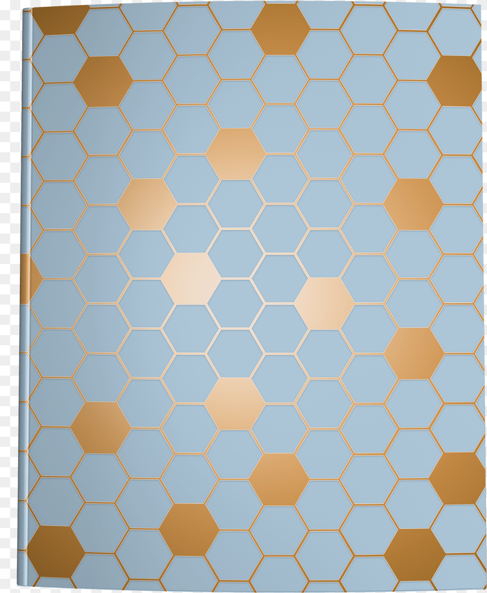 Blue Bronze Hexagon Notebook Cover Circle, Pattern, Texture, Floor, Tile Png