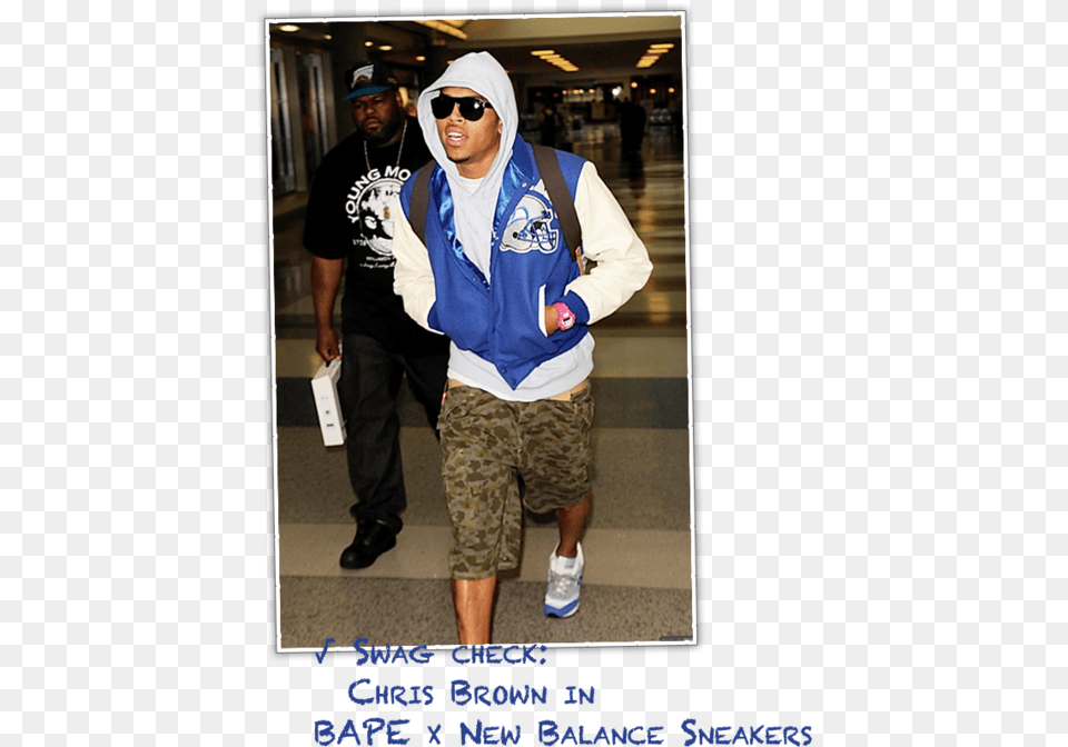 Blue Brown And Chris Image Chris Brown G Shock, Vest, Sleeve, Shorts, Clothing Free Transparent Png