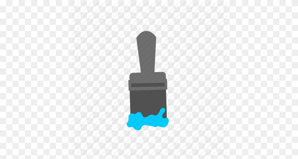 Blue Brush Color Paint Paintbrush Tool Icon, Person Free Png