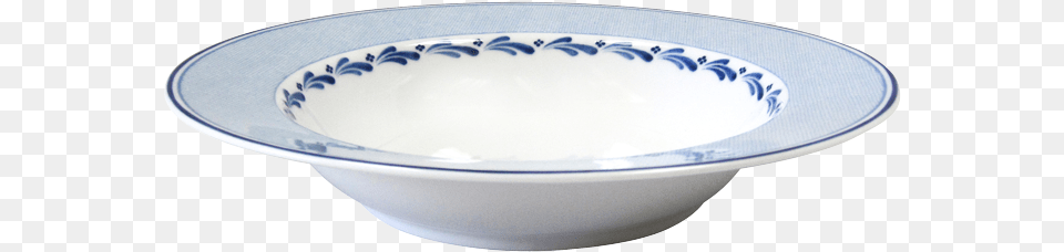 Blue Brushstroke Soup Pasta Bowl 9 Ceramic, Art, Porcelain, Pottery, Soup Bowl Free Png Download