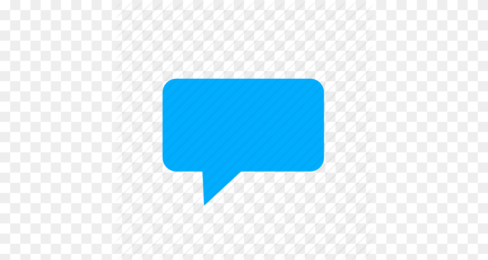 Blue Bubble Chat Comment Comments Message Icon, Text Free Png Download