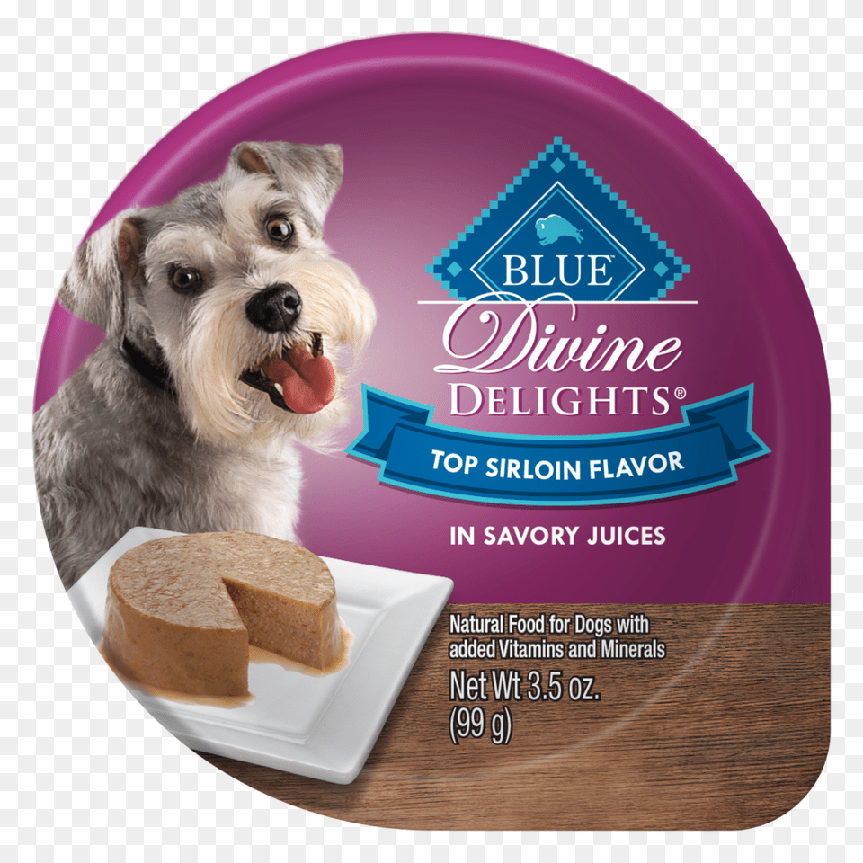 Blue Buffalo Divine Delights Small Breed Top Sirloin Pate Dog Food, Pet, Animal, Mammal, Canine Png