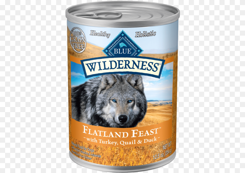 Blue Buffalo Wilderness Grain Flatland Feast With Blue Buffalo Dog Food, Aluminium, Tin, Canine, Animal Free Transparent Png