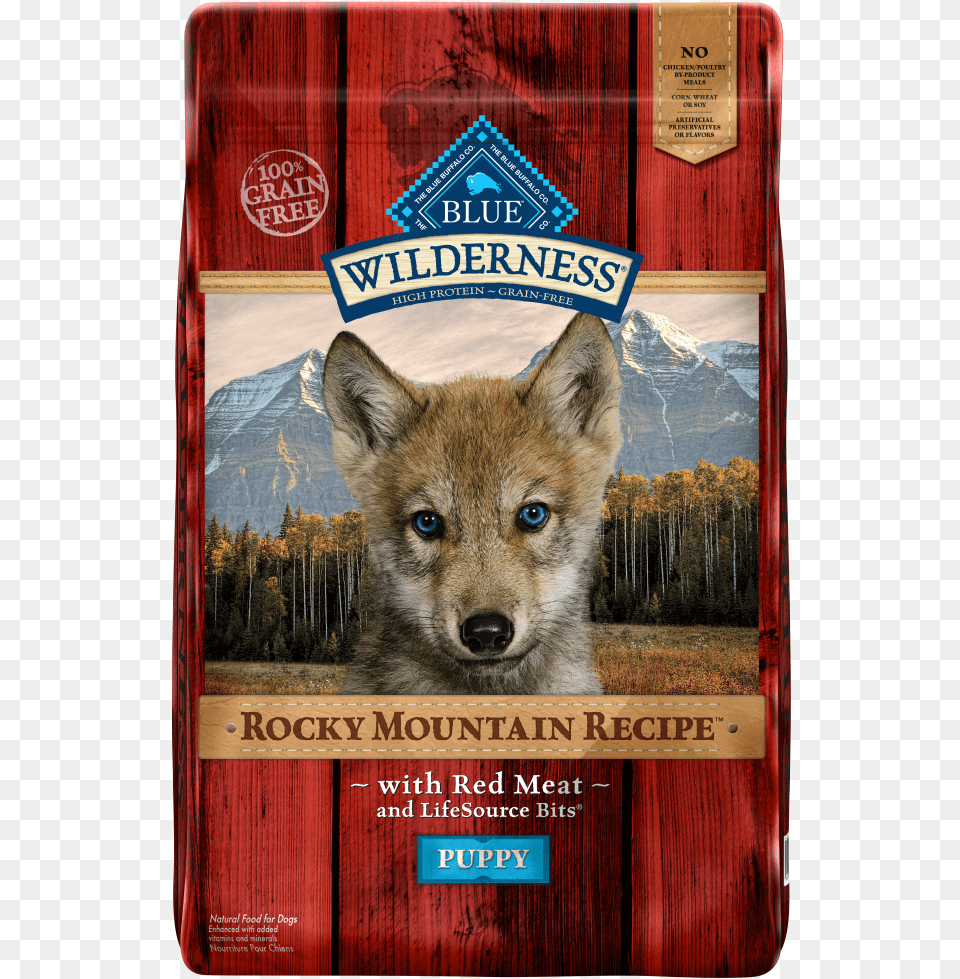 Blue Buffalo Wilderness Rocky Mountain Recipe Puppy Blue Buffalo Red Meat Adult, Animal, Canine, Fox, Kit Fox Png