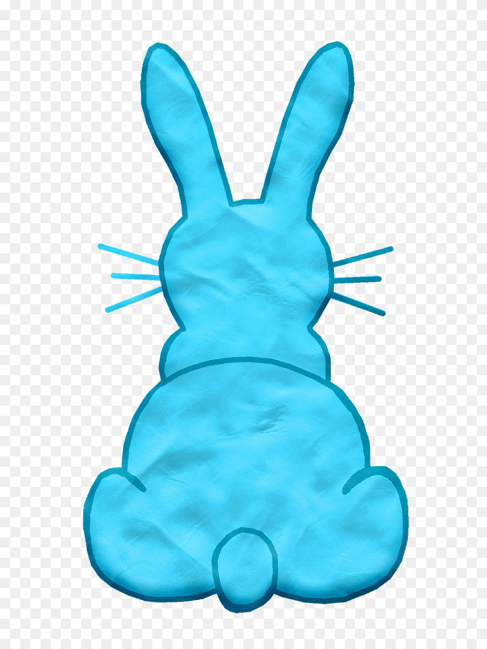 Blue Bunny Back Clipart, Turquoise, Leisure Activities, Person, Sport Free Png