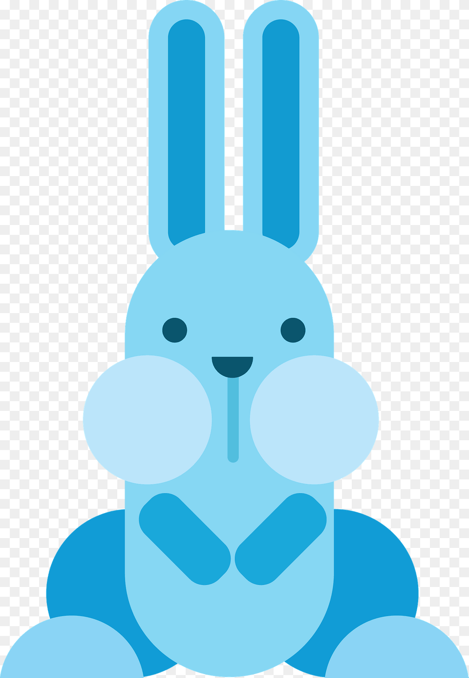 Blue Bunny Clipart, Nature, Outdoors, Snow, Snowman Free Png Download