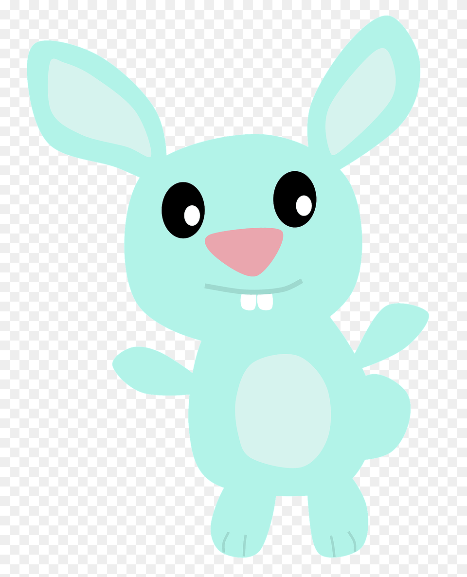 Blue Bunny Clipart, Plush, Toy, Animal, Bear Free Png