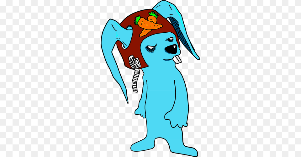 Blue Bunny Vector Clip Art, Clothing, Hat, Cap, Baby Free Transparent Png