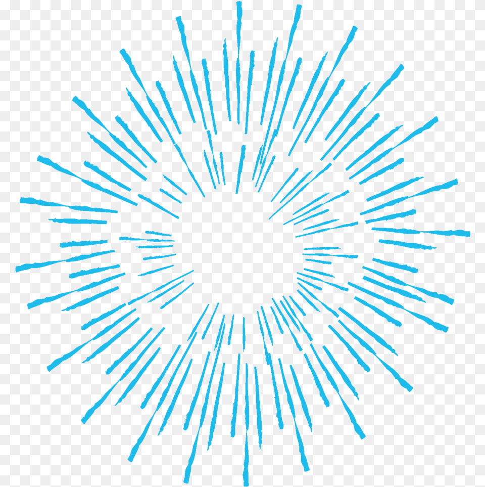 Blue Burst Transparent Clipart Circle Burst, Light, Fireworks Png Image