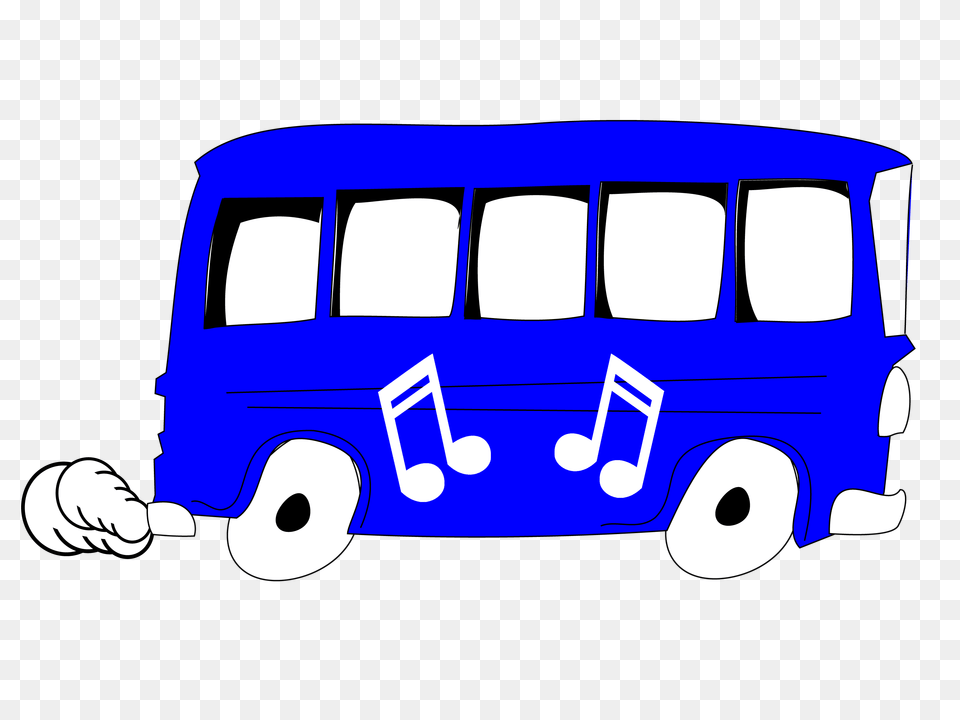 Blue Bus, Minibus, Transportation, Van, Vehicle Png