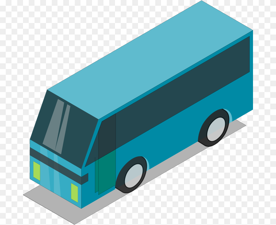 Blue Bus 3d Bus, Transportation, Vehicle, Van, First Aid Free Png