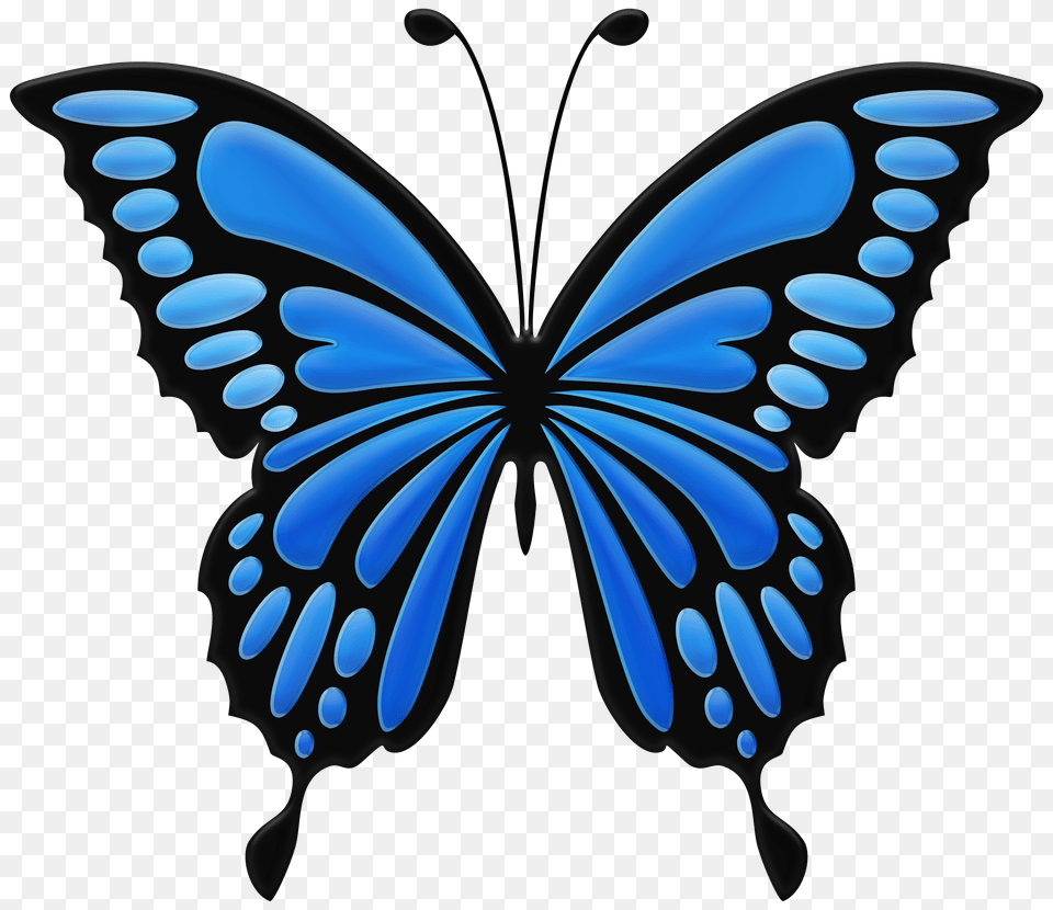 Blue Butterfly Clip Art Free Transparent Png