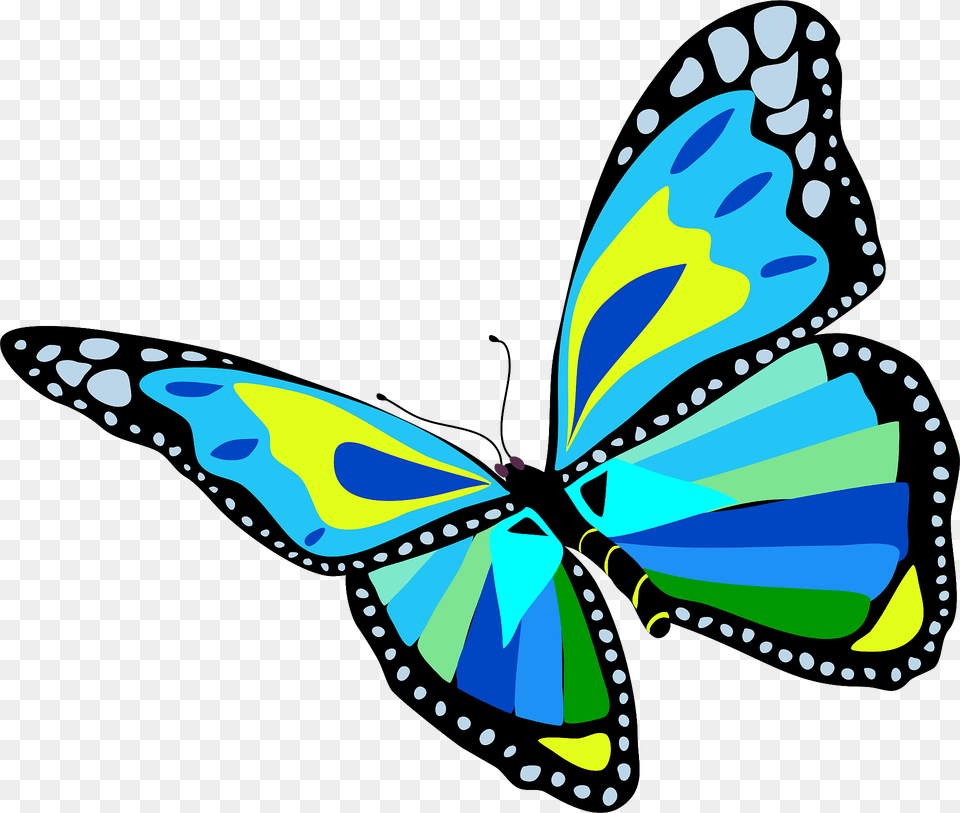 Blue Butterfly Clipart, Animal, Insect, Invertebrate, Reptile Free Png Download