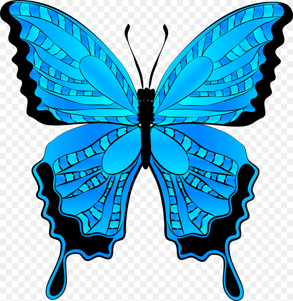 Blue Butterfly Clipart Blue Butterfly Clipart, Art, Leaf, Plant Png