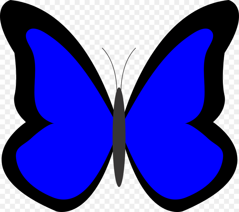Blue Butterfly Clipart Look, Animal, Invertebrate, Insect, Fish Png