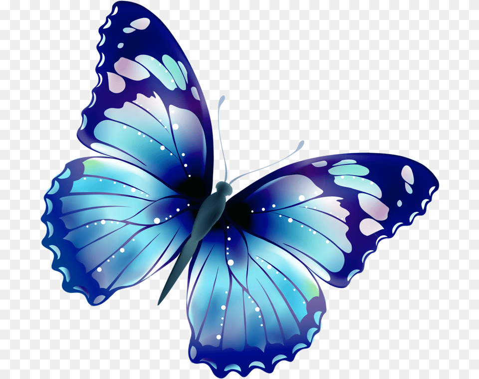 Blue Butterfly Clipart Transparent Background Butterfly Clipart, Animal, Insect, Invertebrate Free Png