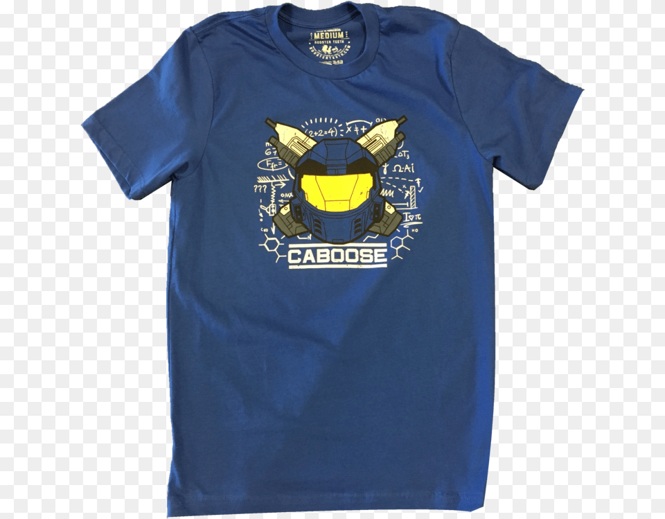 Blue Caboose Helmet Crest Tee Active Shirt, Clothing, T-shirt Png