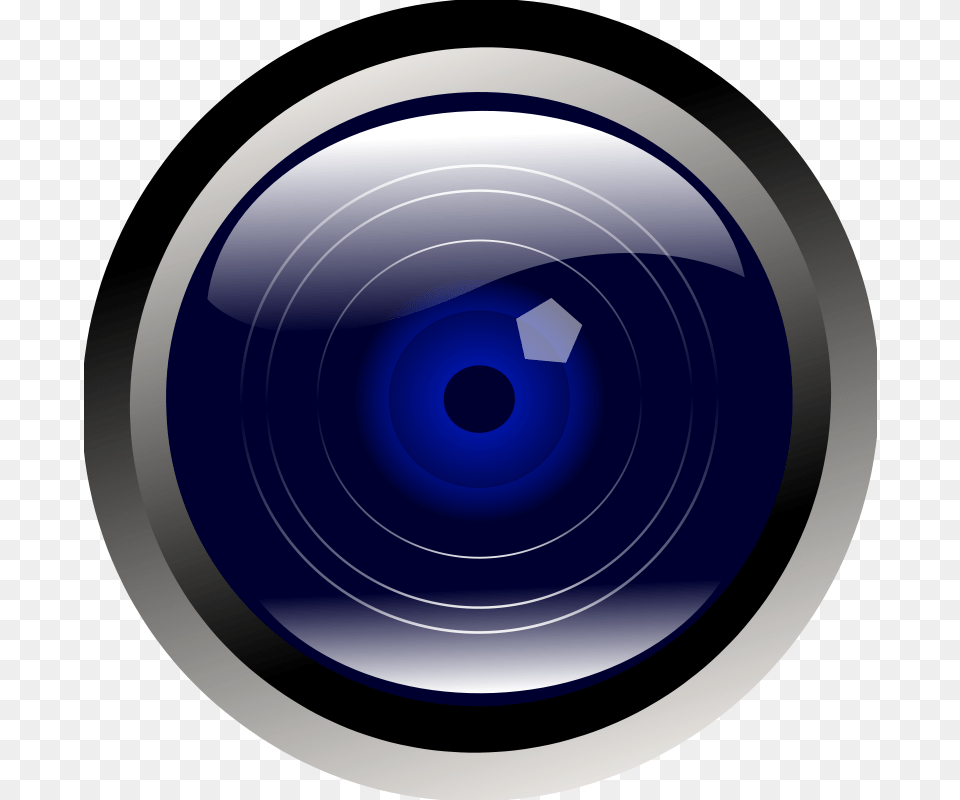 Blue Camera Lens, Electronics, Camera Lens, Disk Free Png Download