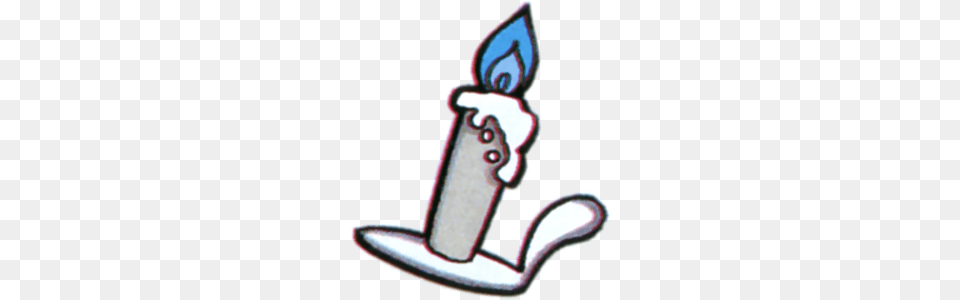 Blue Candle, Smoke Pipe Png Image