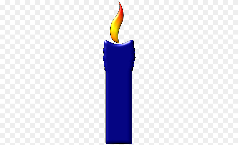 Blue Candle Light Svieka Free Png Download