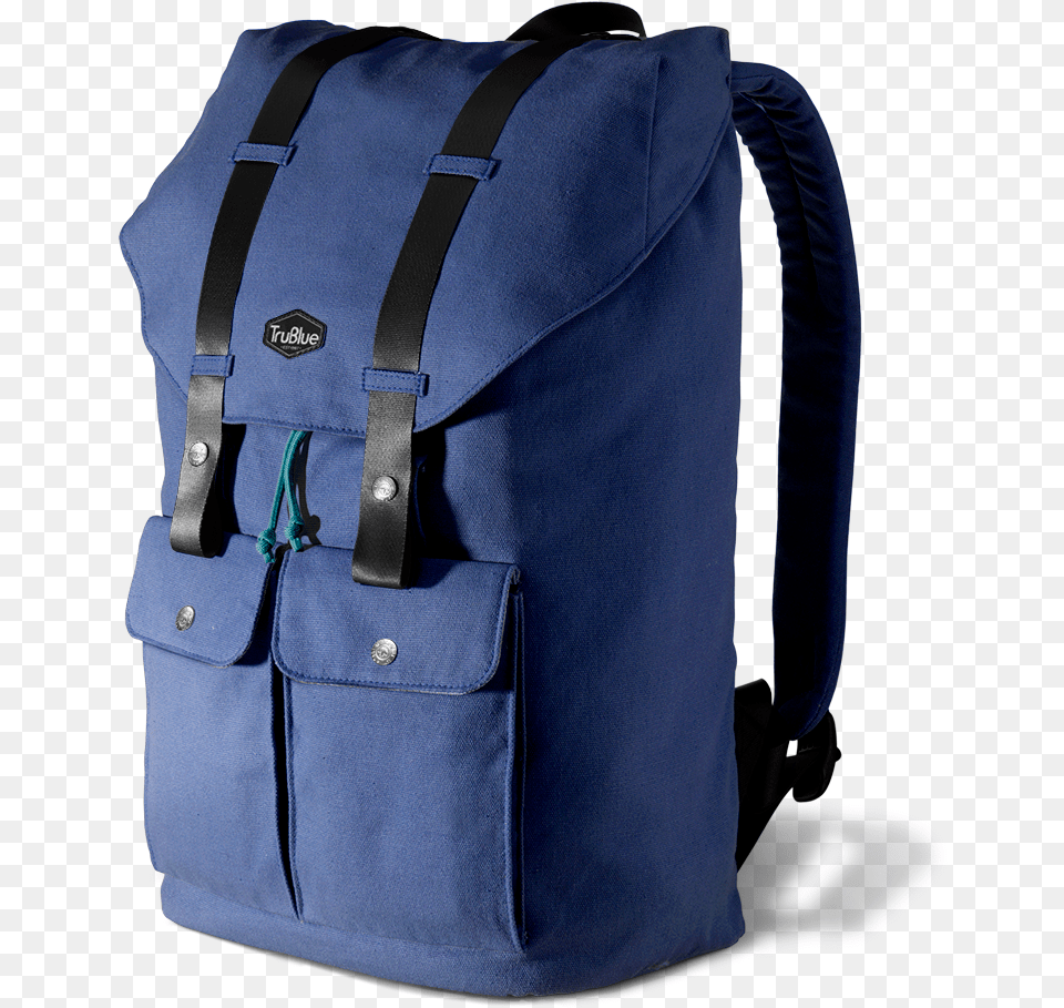 Blue Canvas Backpack Sac Dos Originals, Bag Free Png Download