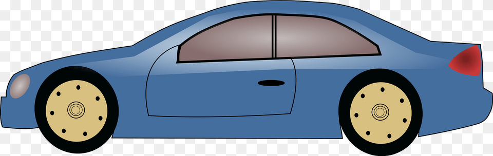 Blue Car Clipart, Alloy Wheel, Vehicle, Transportation, Tire Free Png Download