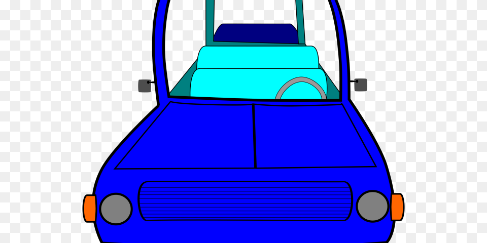 Blue Car Clipart Big Car Front Cartoon Car, Transportation, Vehicle, Bulldozer, Machine Free Transparent Png