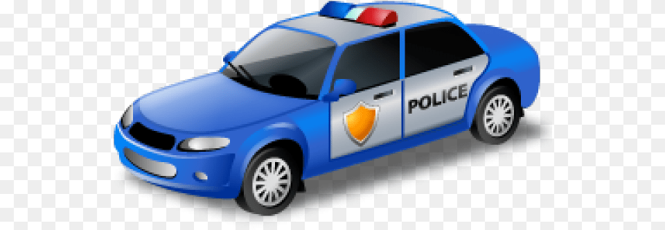 Blue Car Clipart Blue Thing Police Car Icon, Police Car, Transportation, Vehicle, Machine Free Png Download